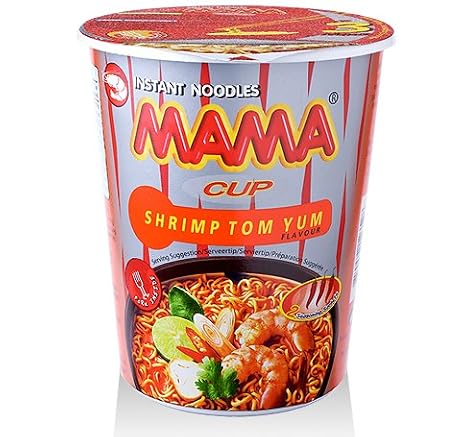 Mama Shrimp Tom Yum Instant Cup Noodles