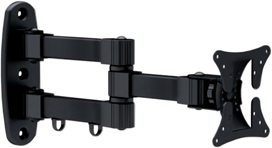 Brateck Full Motion Dual Arm Wall Mount for 13" to 27" inch LCD TV - Black