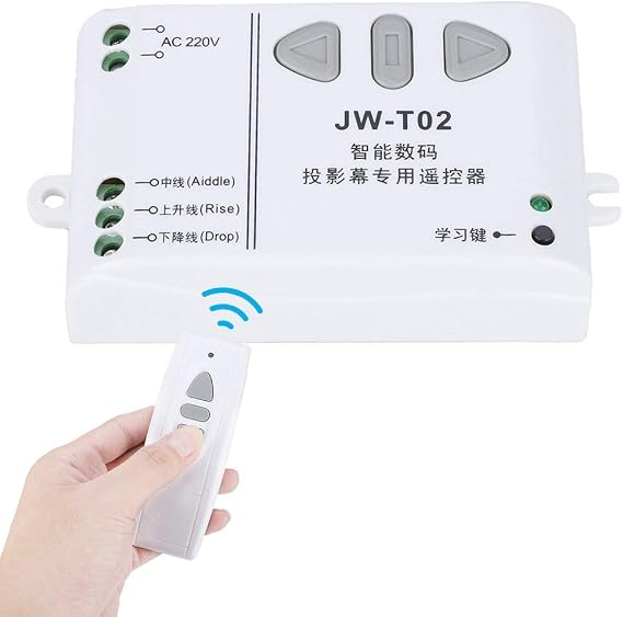 Projector Screen Projection Screen Up Down Reversing Controller with Remote Control(433Mhz)