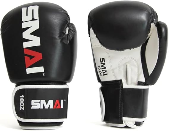 SMAI Leather Boxing Glove (8, Ounces)
