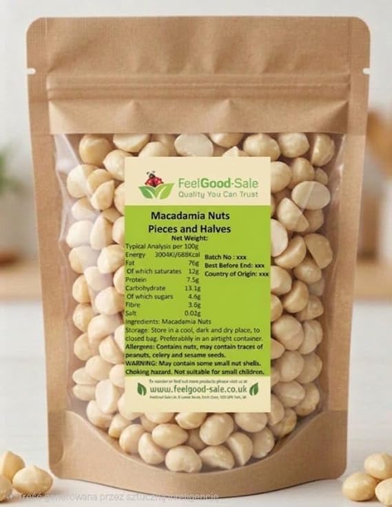 500g Macadamia Nuts Pieces - New Season