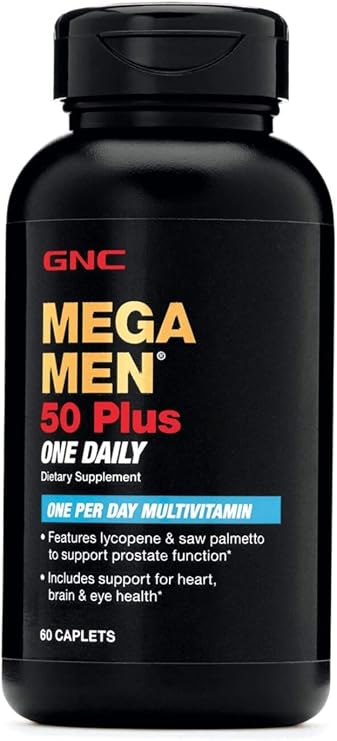 GNC Mega Men 50 Plus One Daily, 60 caps