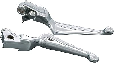 Kuryakyn 1848 Motorcycle Handlebar Accessory: Boss Blades Clutch and Brake Trigger Levers for 2008-13 Harley-Davidson Touring & Trike Motorcycles, Gloss Black, 1 Pair