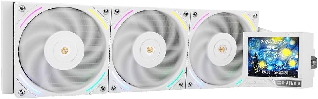 ThermalRight Mjolnir Vision 360 White ARGB 360mm Intel-AMD Uyumlu İşlemci Sıvı Soğutucu