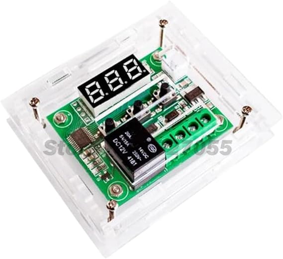 W1209 Dc12V Cool Temp Thermostat Temperature Control Switch Temperature Controller Thermometer Thermo Controller+Acrylic Box