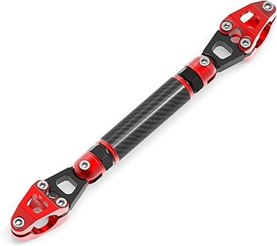 Balance Bar For Motorcycle Universal 22mm Aluminum Alloy Cross Bar Length Adjustable Handlebar Extender Extension Lever red