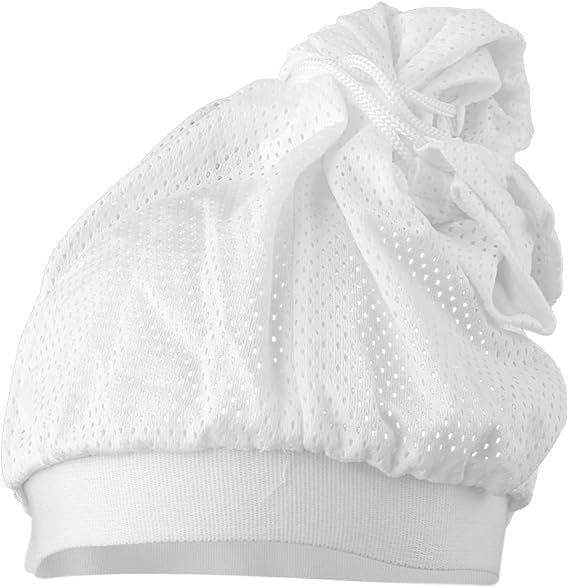 Net Plopping Cap for Drying Curly Hair, Adjustable Mesh Bonnet with Drawstring – Reusable Hair Wrap for Frizz Control & Enhanced Curls