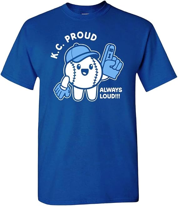 Hometown Proud, Always Loud Men's T-Shirt for Baseball Fans