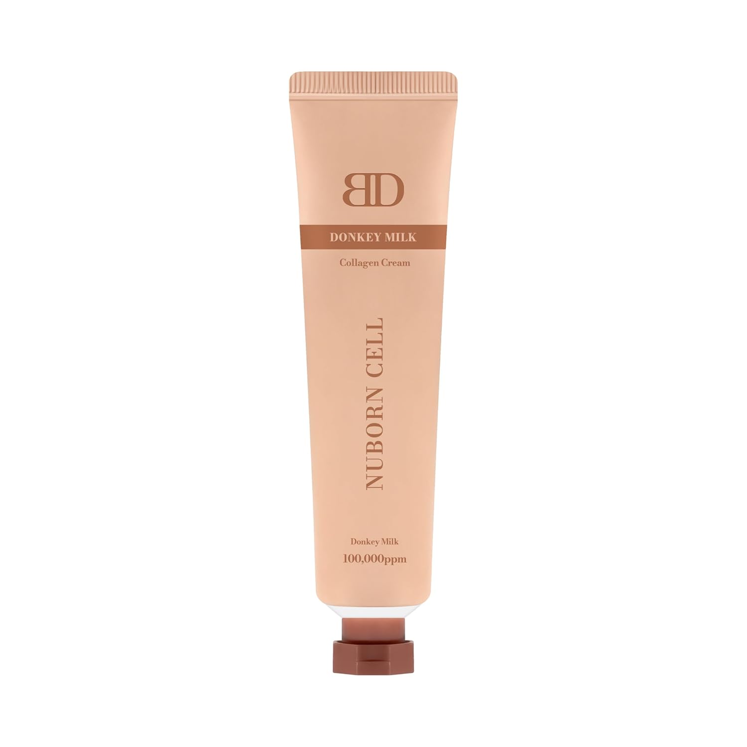 Nuborn Cell Donkey Milk Collagen Cream | Instant glow with 10% Donkey Milk | Type 1 Collagen for Visibly Smooth and Dewy Skin | All Skin Types 65ml (2.19 fl oz)
