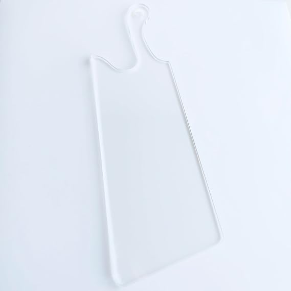 Clear Acrylic Charcuterie Board Router Template, Woodworking Guide, 1/4 inch Thick, 17 x 7.36 Inches