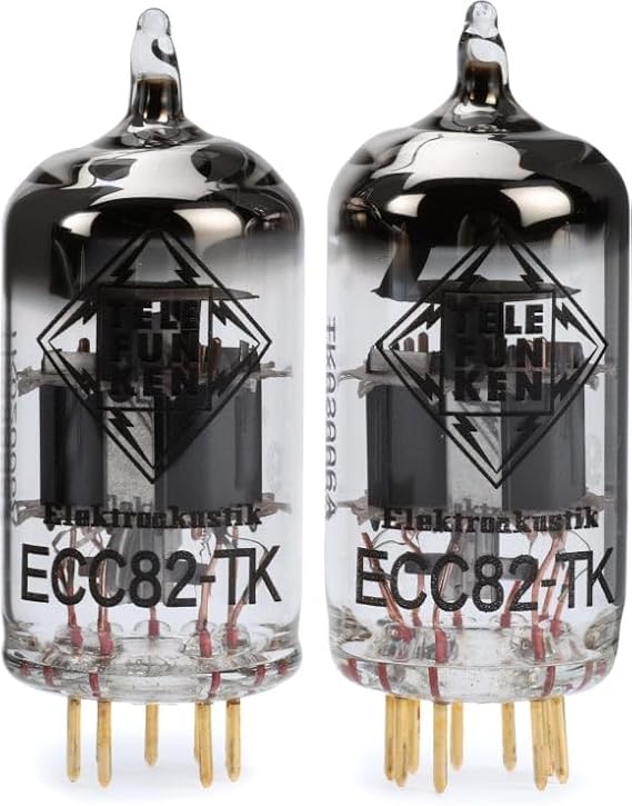 ECC82-TK Black Diamond Series Vacuum Tube Matched Pair