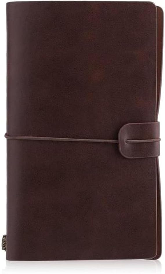 YUANstore Vintage Hardcover Notebook Spiral Faux Leather Dairy Note Book School Office Supply For Students Business Notebooks Making Notes