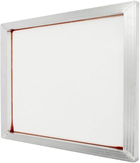 Aluminum Screen Printing Frame 20x24-6 Pack Bundle, Mixed Mesh Count Kit | Includes 2x110, 2x137, 2x155 Mesh Count, Pre-Stretched Silk Screen Kit, Aluminum Frame, Made In USA - Screen Printing Screens