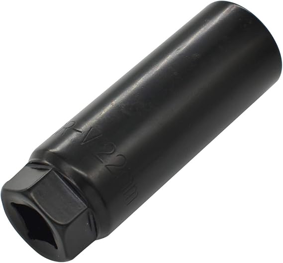 O2 Oxygen Sensor Socket 1/2 Drive x 7/8 (22mm), Oxygen Sensor Remover Tool with Side Cutout Wire Gate, O2 Removal and Installation Sensor Socket