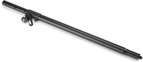 On-Stage SS7746 Subwoofer Pole with M20 Thread (for Mounting a PA Speaker Above a Sub Cabinet, 1 3/8 Mount with Optional M20-Threaded Stem, 100 lb Capacity, Adjustable Height, Steel, Black)