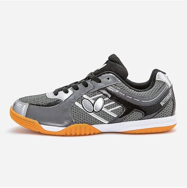 Butterfly Lezoline Sal Table Tennis Shoes - Lezoline Sal - Grey, Lime, Pink, or White - Sizes 4.5-12 - Tournament Quality Ping Pong Shoes,