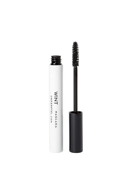 UND GRETEL Naturkosmetik WINT Mascara - Certified Natural Cosmetics - Nourishing Mascara - Long Full and Dense Eyelashes - Darkest Black 02