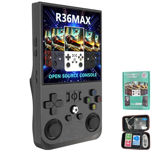 2025 New Upgraded System R36max,4.0inch IPS Screen,128GB,R36s Handheld Game Console,Retro Gaming Console,Retrogamer Pro,Game Master R36s,Consola R36s,Emulator Console