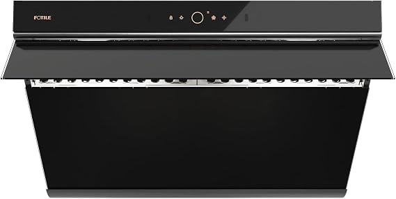 FOTILE JQG7507 Under Cabinet or Wall Mount Kitchen Range Hood 1100 CFM 4 Speed Level with LED Lights, Fingerprint Resistance and Motion Control