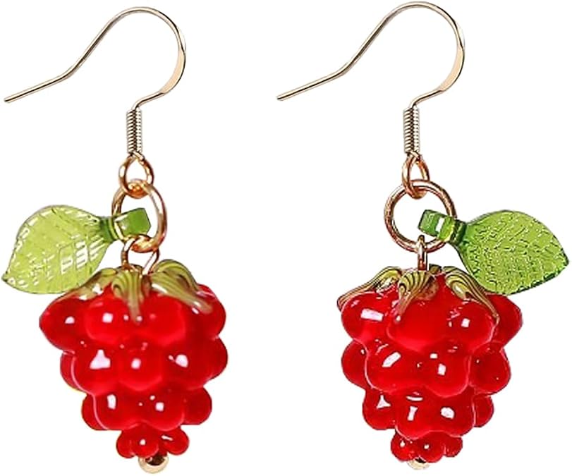Cute Fruit earring,Dangle Drop Lightweight Fruit Earrings for Women
