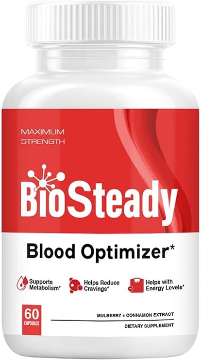 Biosteady Blood Optimizer, Bio Steady Pills, Official Biosteady Maximum Strength Formula