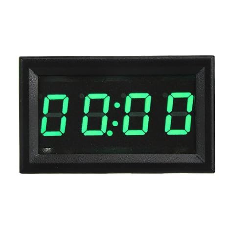 Digital Clock Luminous Multifunction Waterproof 4.5 Inch 30V Car Truck Boat Decorative Electronic Accessories with LED Display