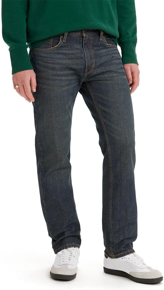 Levi's 559 Men's Denim Pants, Stretch, Zipper Fly, Relaxed, Straight Fit, bule, W50 / L34
