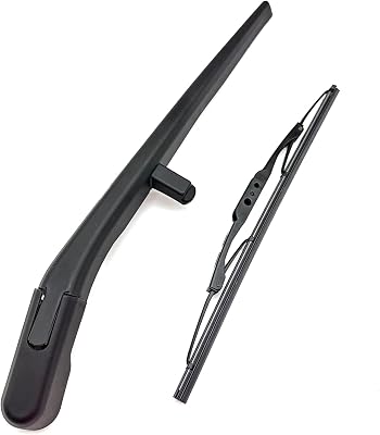 Rear Windshield Wiper Arm with Wiper Blade for Jeep Liberty 2008-2012 SUV Rear Windshield Back Wiper Arm Blade Replacement OEM # 68034341AD, 68034342AA, 57010204AB