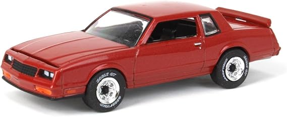 Greenlight 1/64 1985 Chevrolet Monte Carlo SS, Burgundy, Midwest Diecast 51566-A