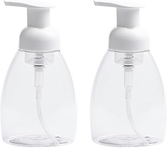 2 Pack Foaming Soap Dispenser Pump Bottles for Shampoo,Bath/Kitchen