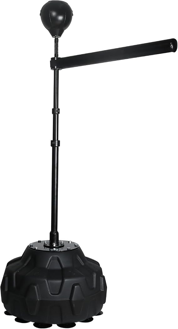INNOLIFE Punching Bag with 360Spinning Bar Speed Trainer with Two Balls