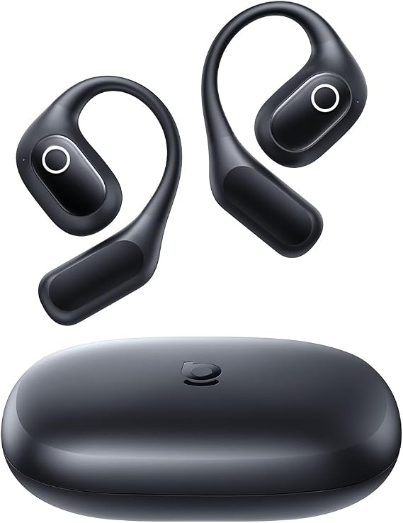 Baseus Eli 2i Fit Open-Ear Headphones, 8.8g Secure Fit, 36H Battery, BassUp Technology & Sound Leakage, IPX5 Waterproof, ENC Call, Comfortable for Cycling,Running,Workout