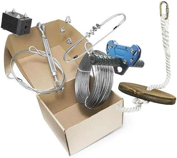 150' Chetco Zip Line Kit w/Seat & Carabiner