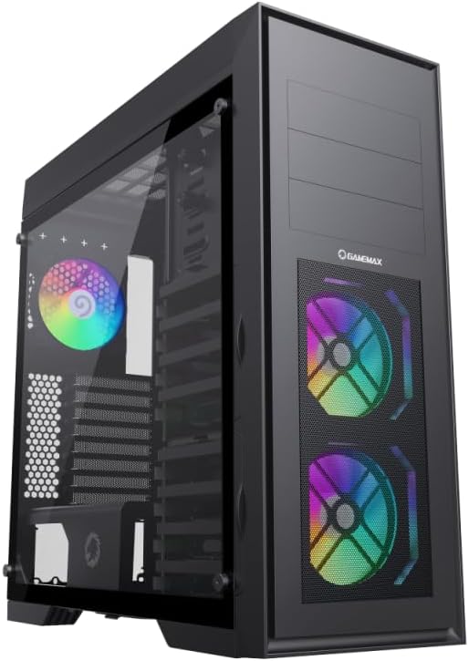 GAMEMAX Master 2 Black/Mesh/Tempered Glass/Metal ATX Full Tower Computer Case