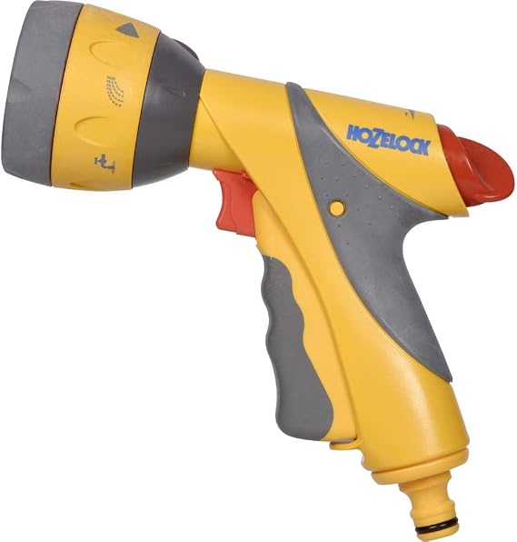 HOZELOCK - Mehrstrahl-Bewässerungspistole Plus: Ideal für den täglichen und intensiven Gebrauch multifunktional ergonomisch komfortabel verriegelbar und Durchflussregelung 6 Strahlen [2684P0000]