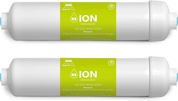 Express Water 2-Pack Deionization Water Filter Replacement, 10 Inch