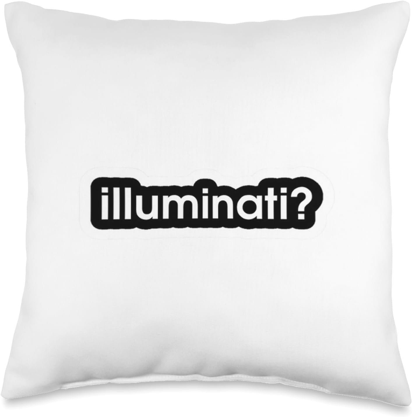 Illuminati Throw Pillow
