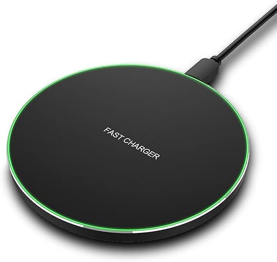 Fast Wireless Charger,20W Max Wireless Charging Induction Pad,Black