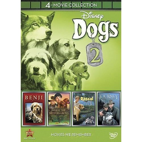 Disney 4-Movie Collection: Dogs 2 (Journey Natty Gan /Rascal / Benji the Hunted / Where the Red Fern Grows) by Walt Disney Studios Home Entertainment