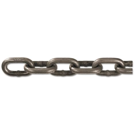 Peerless Chain 5031213 Grade 43 Low Carbon Steel High Test Chain in Full Drum, Self Colored, 1/4" Trade, 0.274" Diameter, 800' Length, 2600 lbs Load Capacity
