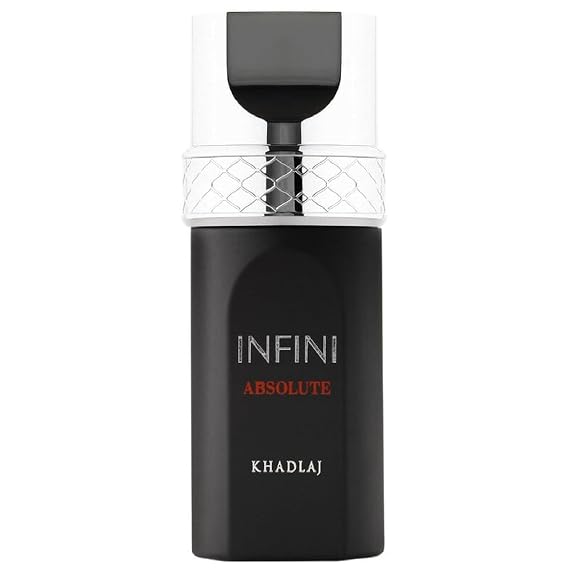 Khadlaj Infini Absolute Eau de Parfum Spray for Unisex, 3.4 Ounce