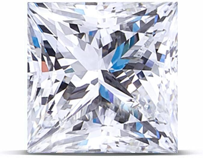 Loose Natural Princess Cut Diamond 1/7 To 1.00 CTW (IGI Certified 0.50 Ctw & up) I2-I3 Clarity, I-J color