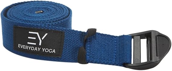 Everyday Yoga Super Strong Strap, Quiet Cinch Buckle, 6ft/8ft/10ft