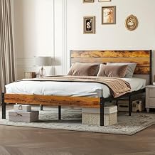 edx Wood Bed Frame - Linen Upholstered Platform Bed with Headboard, No Box Spring Needed with 800LBS Sturdy Wooden Slats Support, Noise Free, Easy Assembly (Twin)
