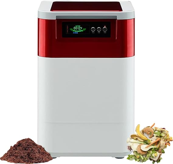 Electric Kitchen Composter, 4.5 L Smart Waste Compost Machine, Indoor Countertop Food Cycler, Food Cycler Composting Machine, Food Waste Disposal Machine for Commercial Kitchen