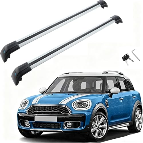 MotorFansClub Roof Rack Cross Bars Fit for Mini Cooper Countryman 2011 2012 2013 2014 2015 2016 2017 2018 2019 2020 2021 2022 Rail Cargo Luggage Rack
