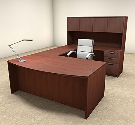5pc U Shape Modern Executive Office Desk, OT-SUL-U14