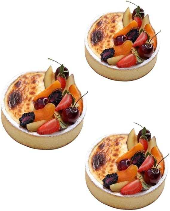 Delikli Tart Kalıbı Yuvarlak-3 ad-10x2 cm