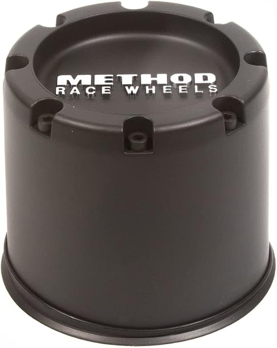 Method Race Wheels Center Cap, Push Through, Black