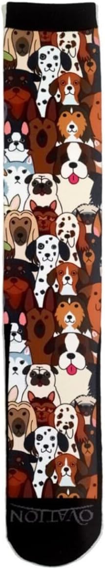 Ovation FootZees Equestrian Boot Socks - OMG Puppies